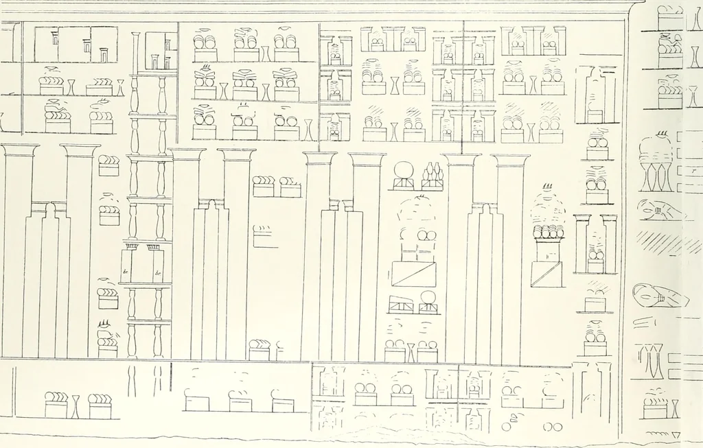 An illustration from The rock tombs of El Amarna, 1903, leaf 119