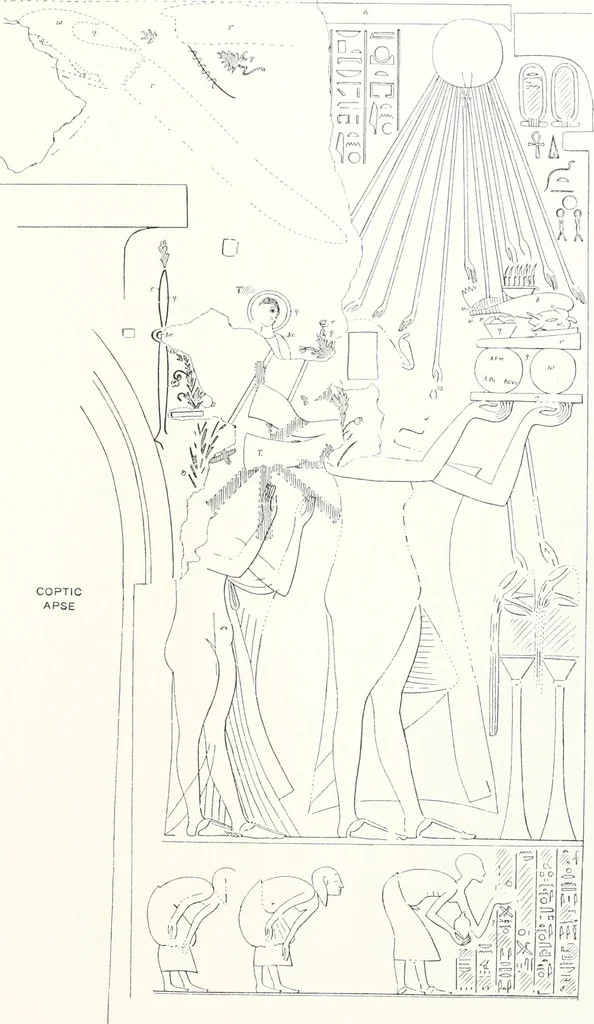 An illustration from The rock tombs of El Amarna, 1903, leaf 122