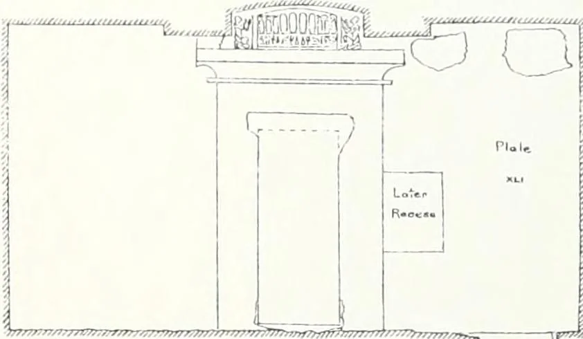 An illustration from The rock tombs of El Amarna, 1903, leaf 138
