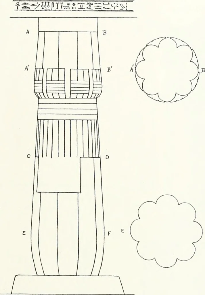 An illustration from The rock tombs of El Amarna, 1903, leaf 140