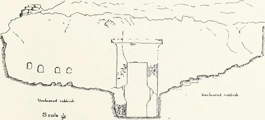 An illustration from The rock tombs of El Amarna, 1903, leaf 140