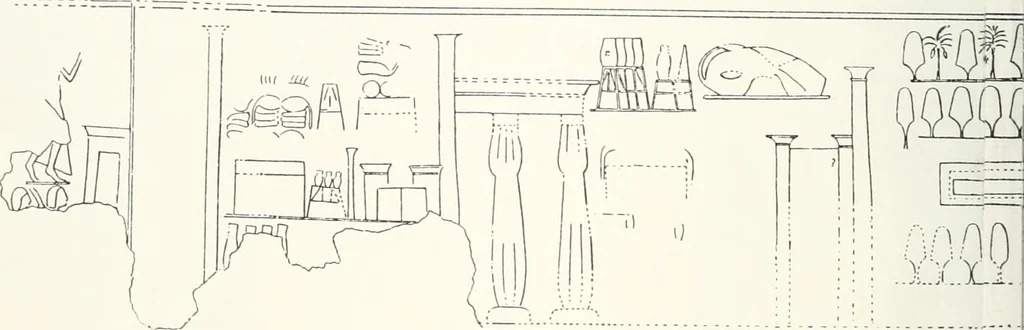 An illustration from The rock tombs of El Amarna, 1903, leaf 161