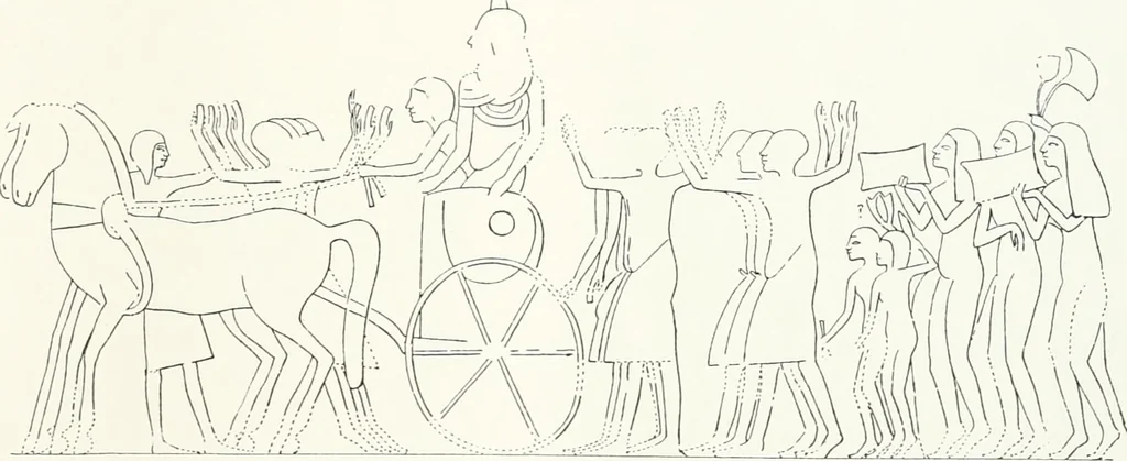 An illustration from The rock tombs of El Amarna, 1903, leaf 162