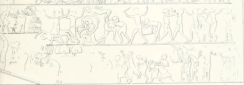 An illustration from The rock tombs of El Amarna, 1903, leaf 170