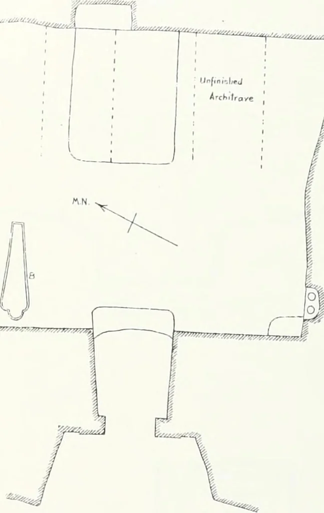 An illustration from The rock tombs of El Amarna, 1903, leaf 180