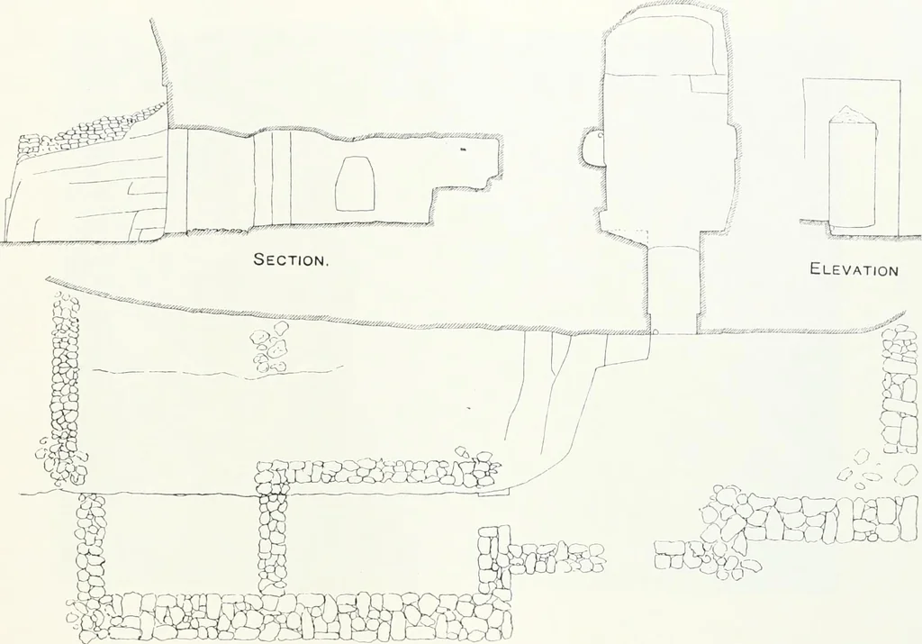 An illustration from The rock tombs of El Amarna, 1903, leaf 186