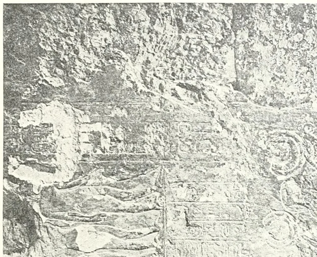 An illustration from The rock tombs of El Amarna, 1903, leaf 190