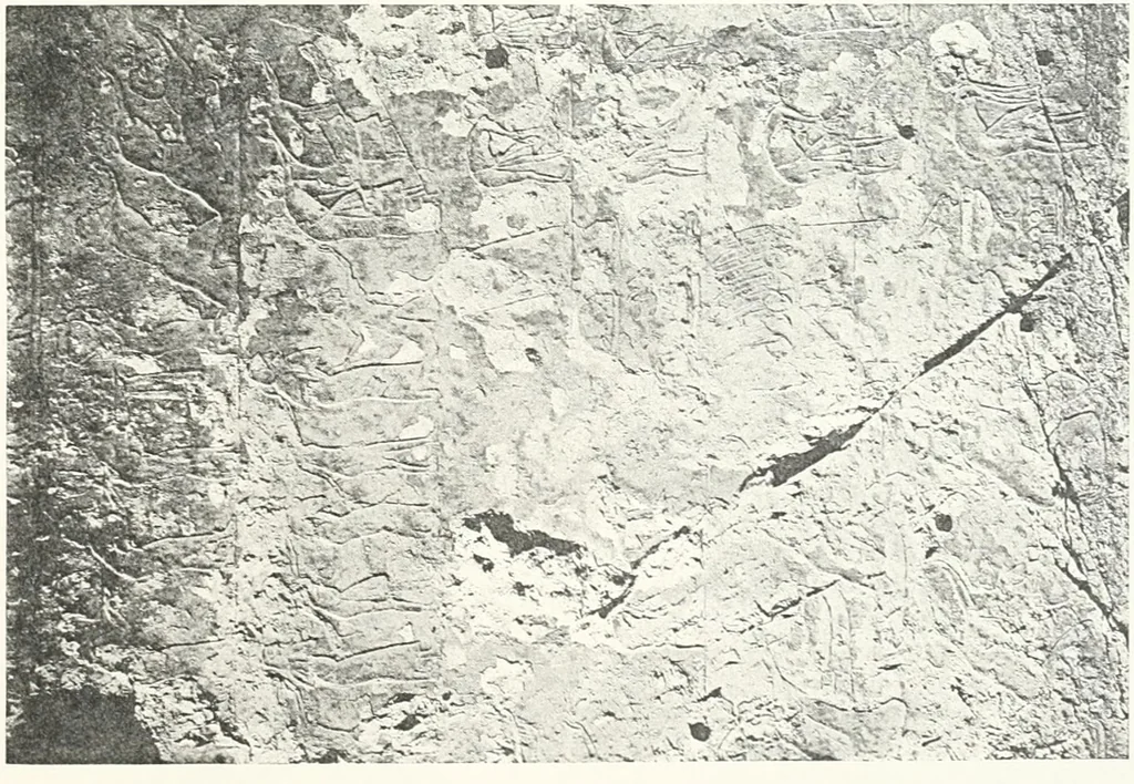 An illustration from The rock tombs of El Amarna, 1903, leaf 190
