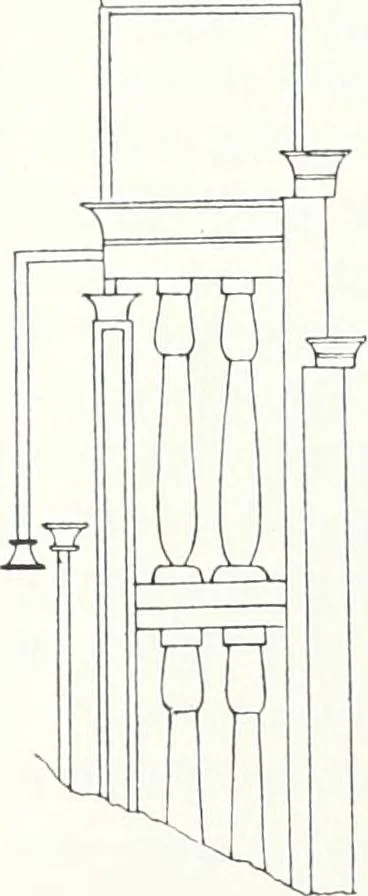 An illustration from The rock tombs of El Amarna, 1903, leaf 36
