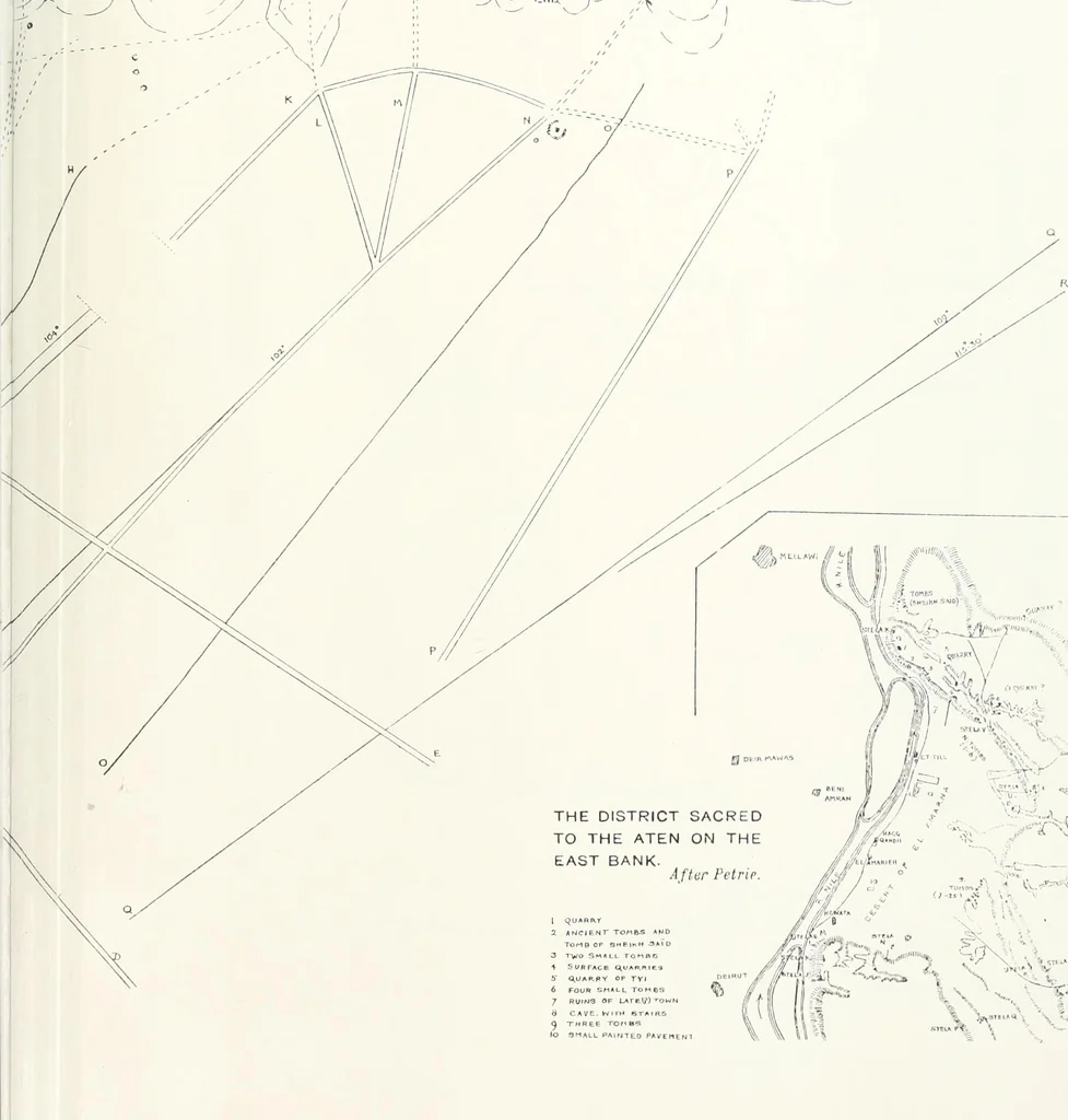 An illustration from The rock tombs of El Amarna, 1903, leaf 64