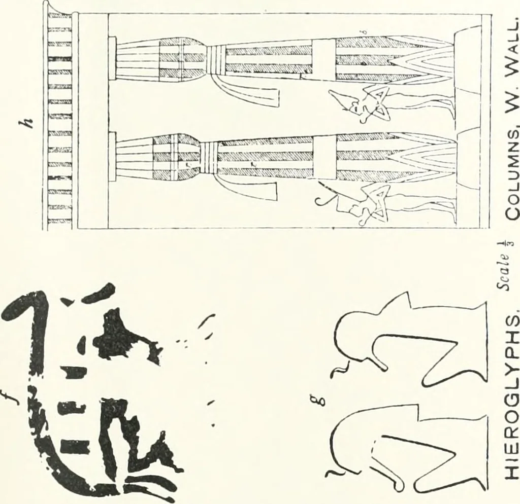 An illustration from The rock tombs of El Amarna, 1903, leaf 70