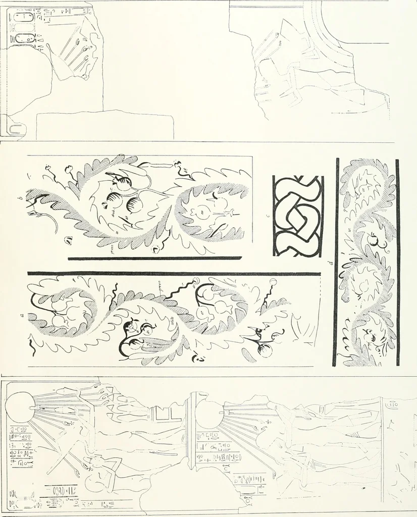 An illustration from The rock tombs of El Amarna, 1903, leaf 76