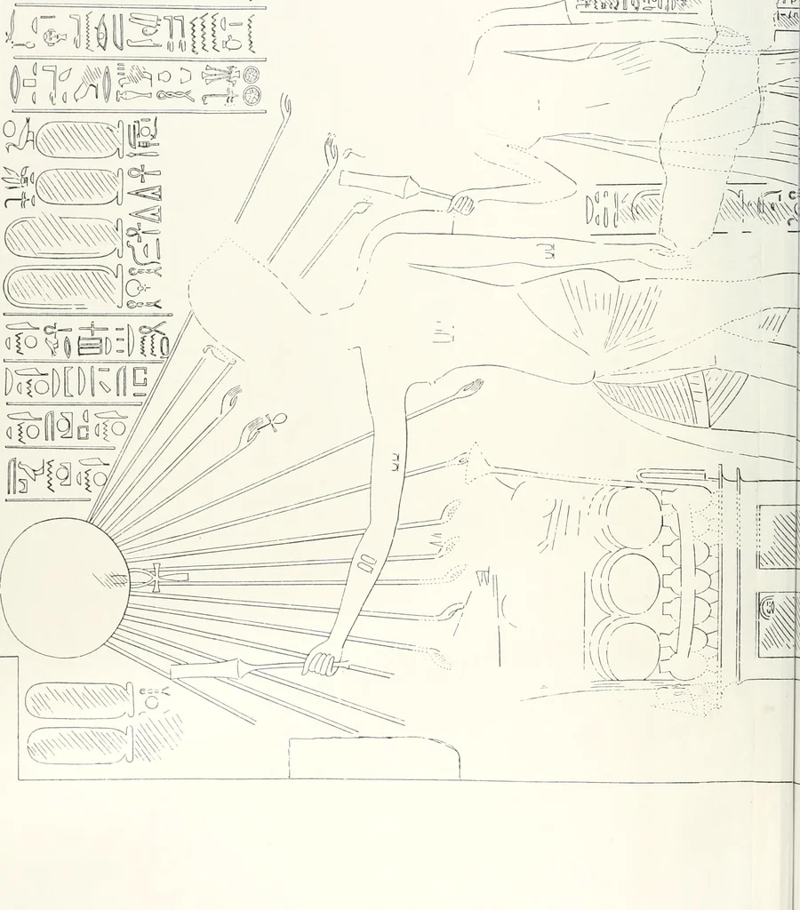 An illustration from The rock tombs of El Amarna, 1903, leaf 79