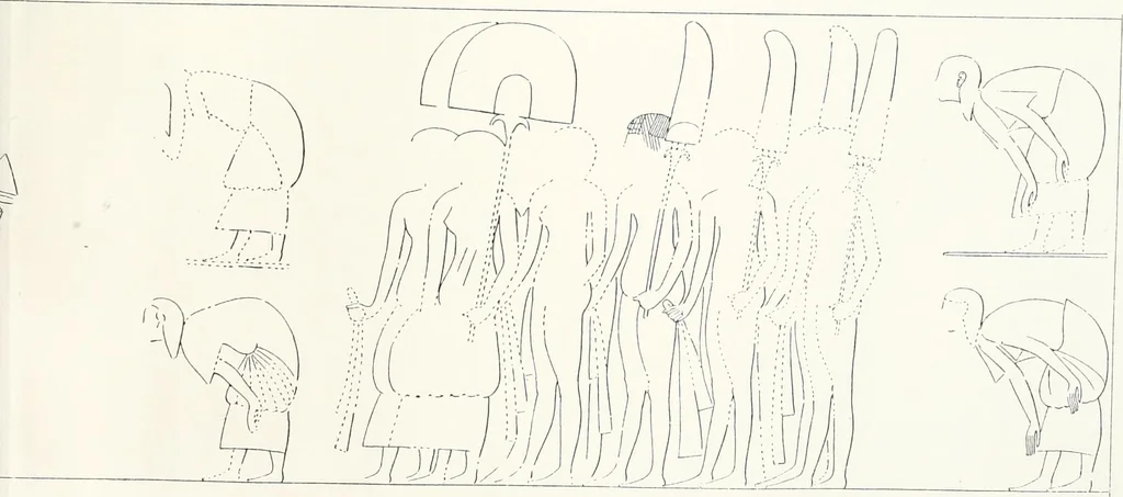 An illustration from The rock tombs of El Amarna, 1903, leaf 94