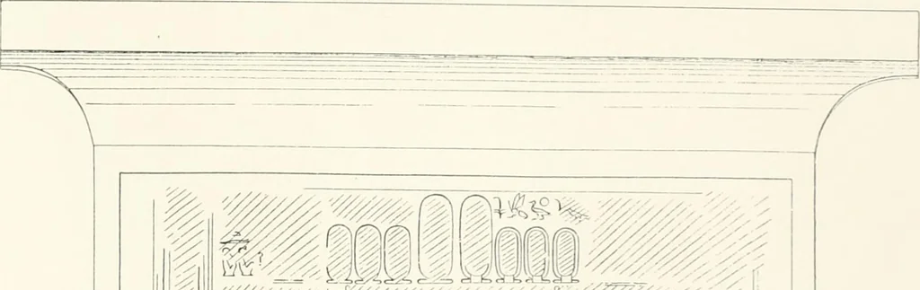 An illustration from The rock tombs of El Amarna, 1903, leaf 108