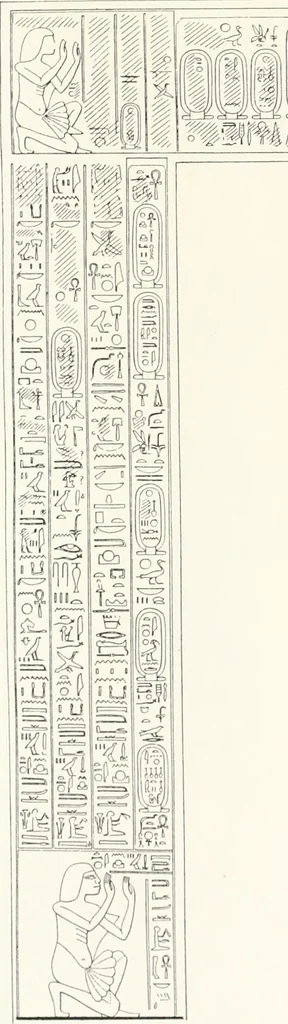 An illustration from The rock tombs of El Amarna, 1903, leaf 120