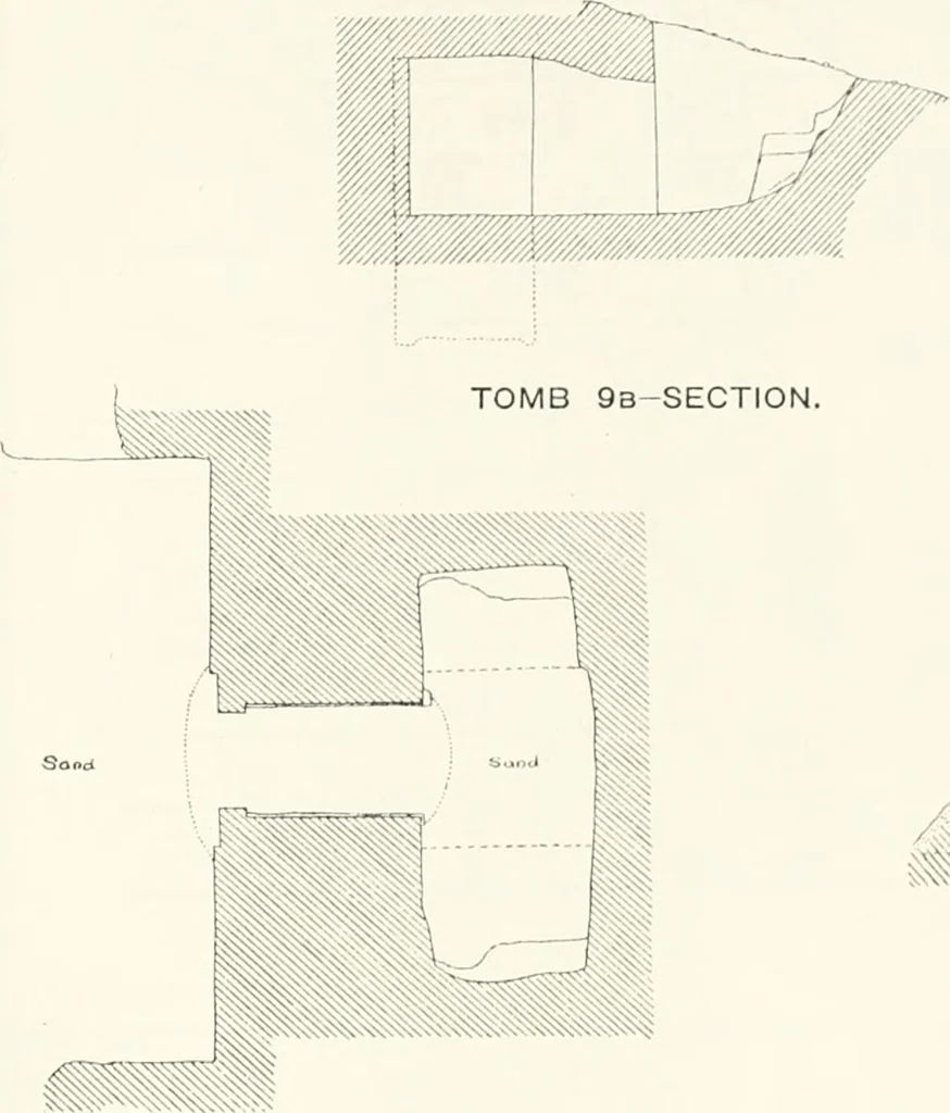 An illustration from The rock tombs of El Amarna, 1903, leaf 134
