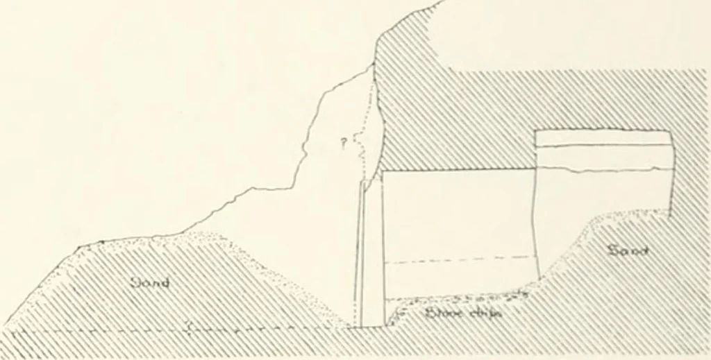 An illustration from The rock tombs of El Amarna, 1903, leaf 134