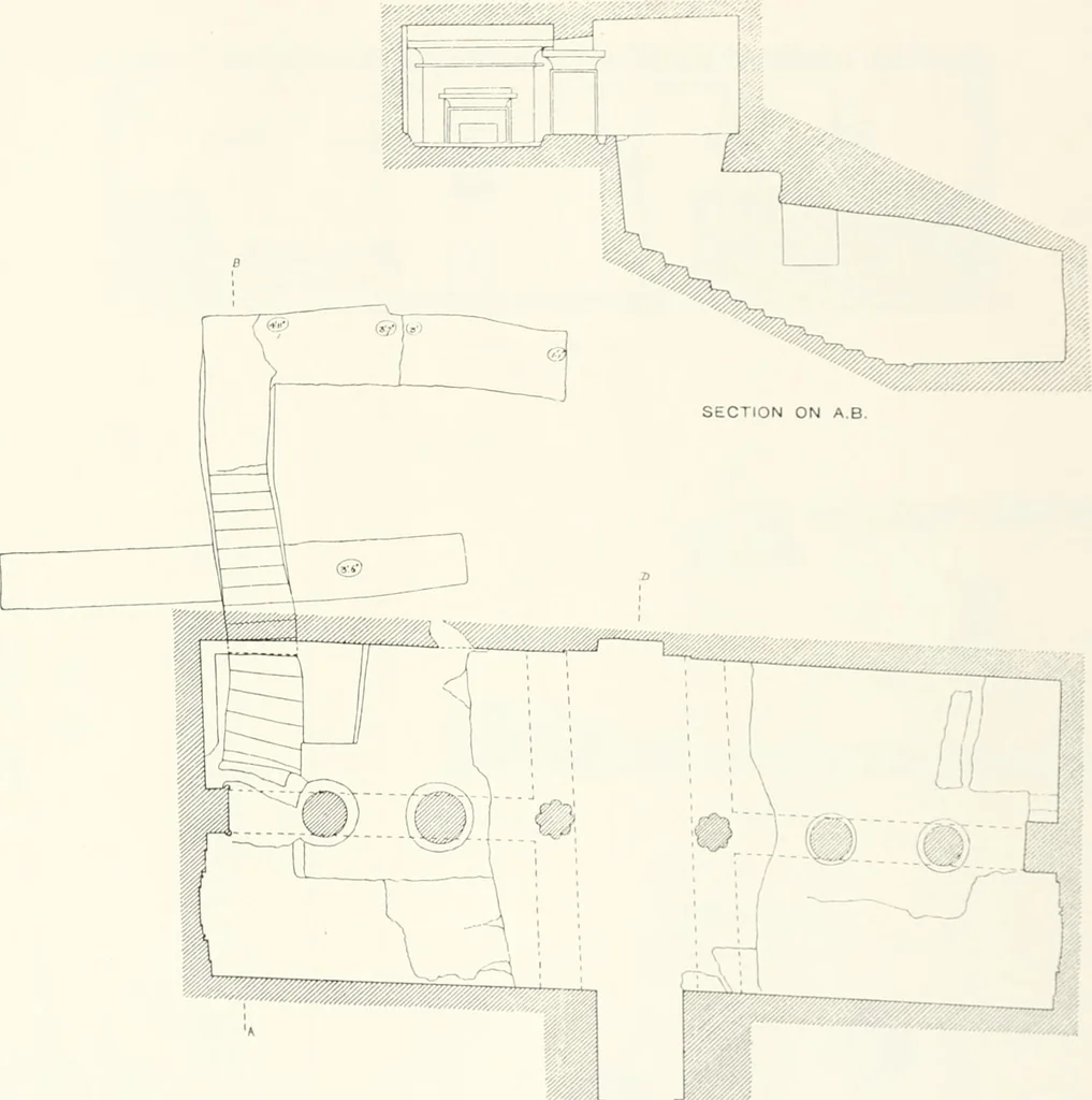An illustration from The rock tombs of El Amarna, 1903, leaf 138