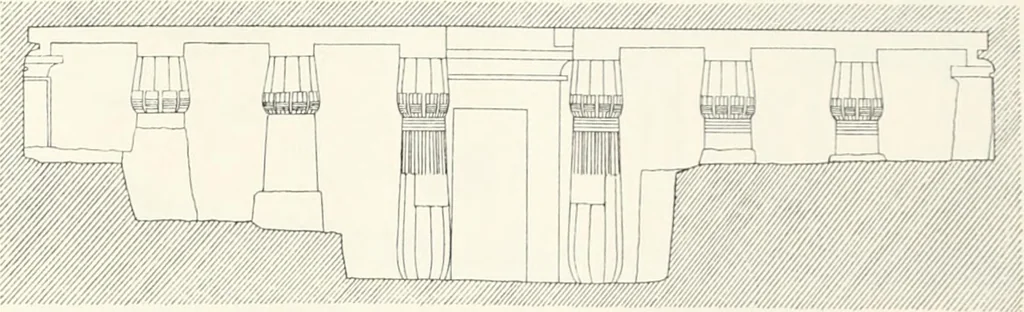An illustration from The rock tombs of El Amarna, 1903, leaf 140