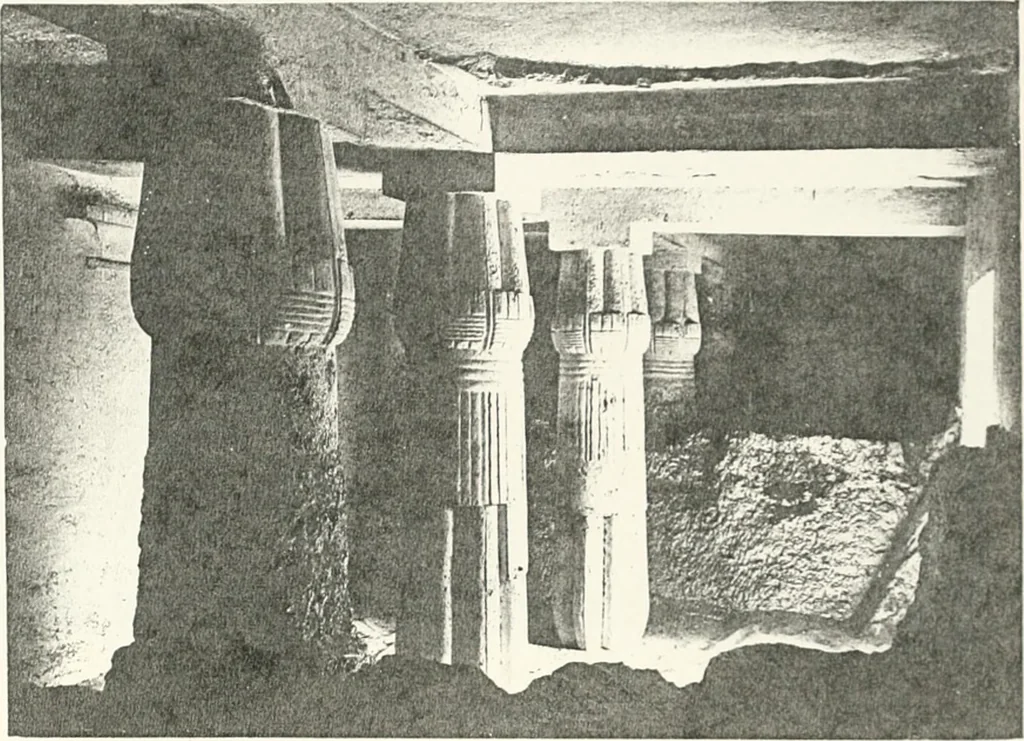 An illustration from The rock tombs of El Amarna, 1903, leaf 152