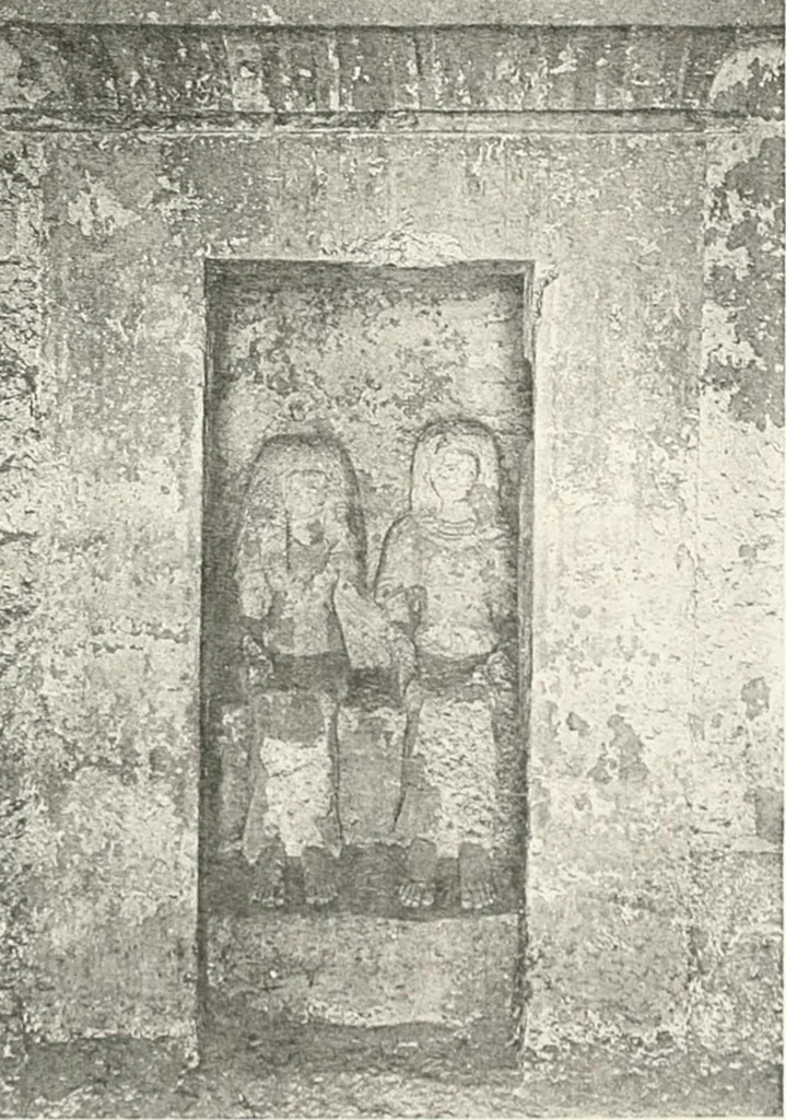 An illustration from The rock tombs of El Amarna, 1903, leaf 156