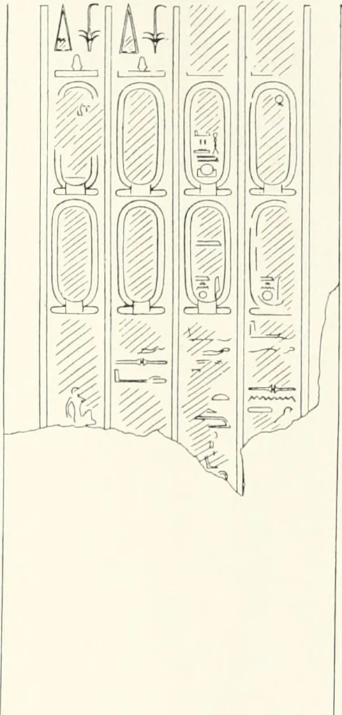 An illustration from The rock tombs of El Amarna, 1903, leaf 52