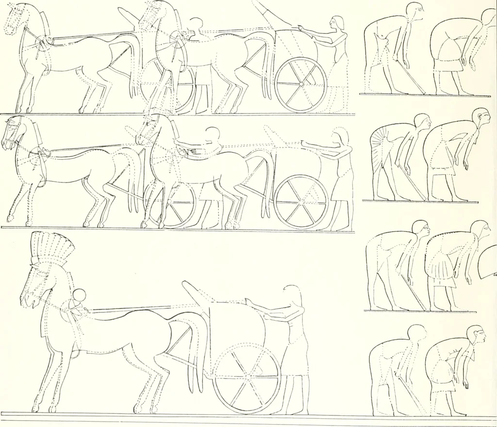 An illustration from The rock tombs of El Amarna, 1903, leaf 59