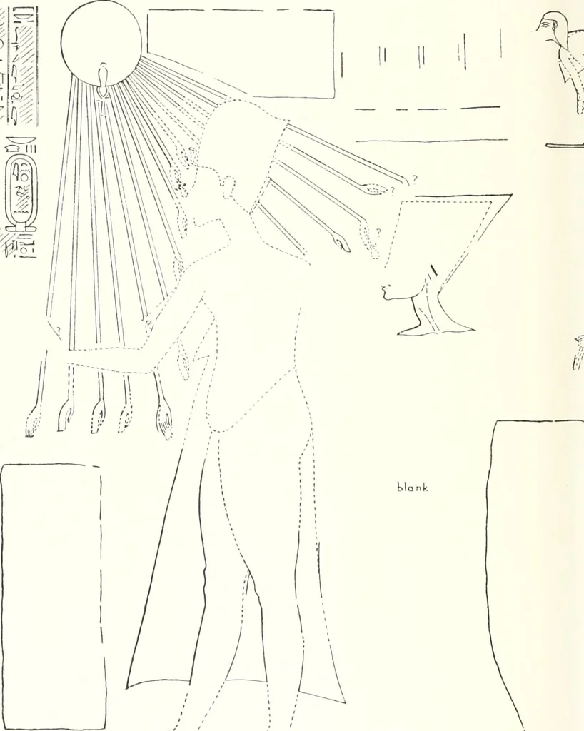 An illustration from The rock tombs of El Amarna, 1903, leaf 67