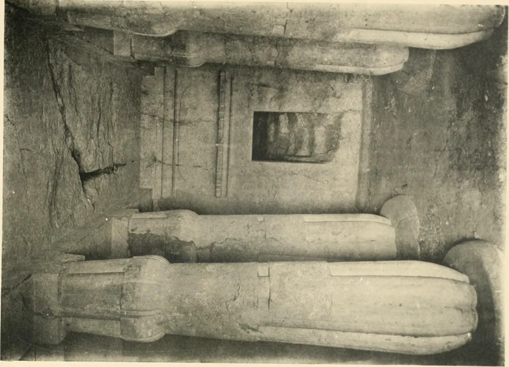 An illustration from The rock tombs of El Amarna, 1903, leaf 104
