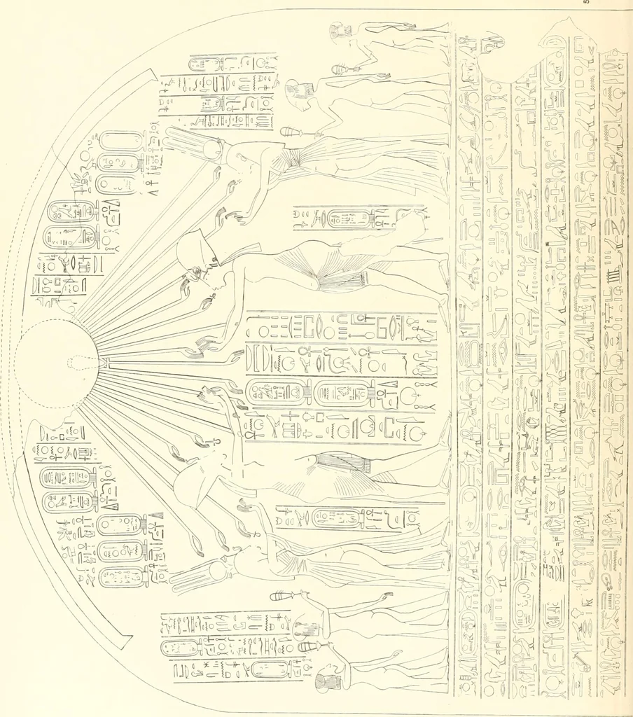 An illustration from The rock tombs of El Amarna, 1903, leaf 109