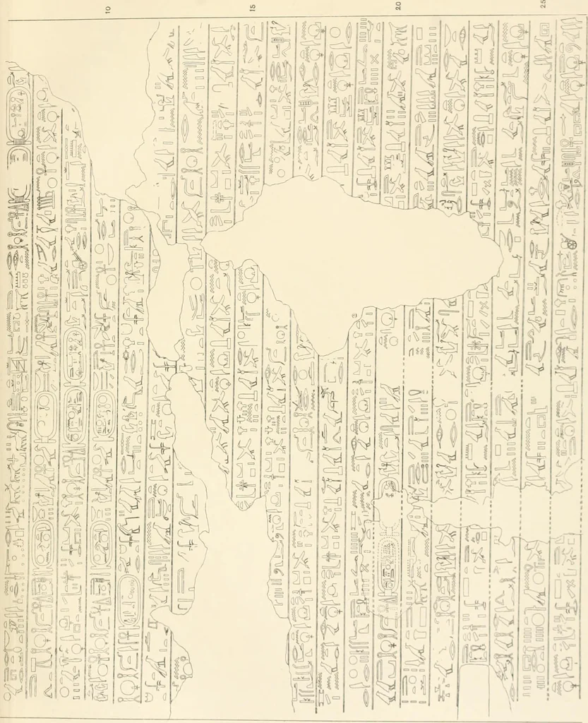 An illustration from The rock tombs of El Amarna, 1903, leaf 110