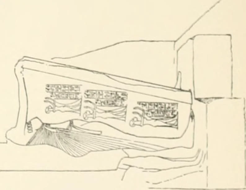 An illustration from The rock tombs of El Amarna, 1903, leaf 138