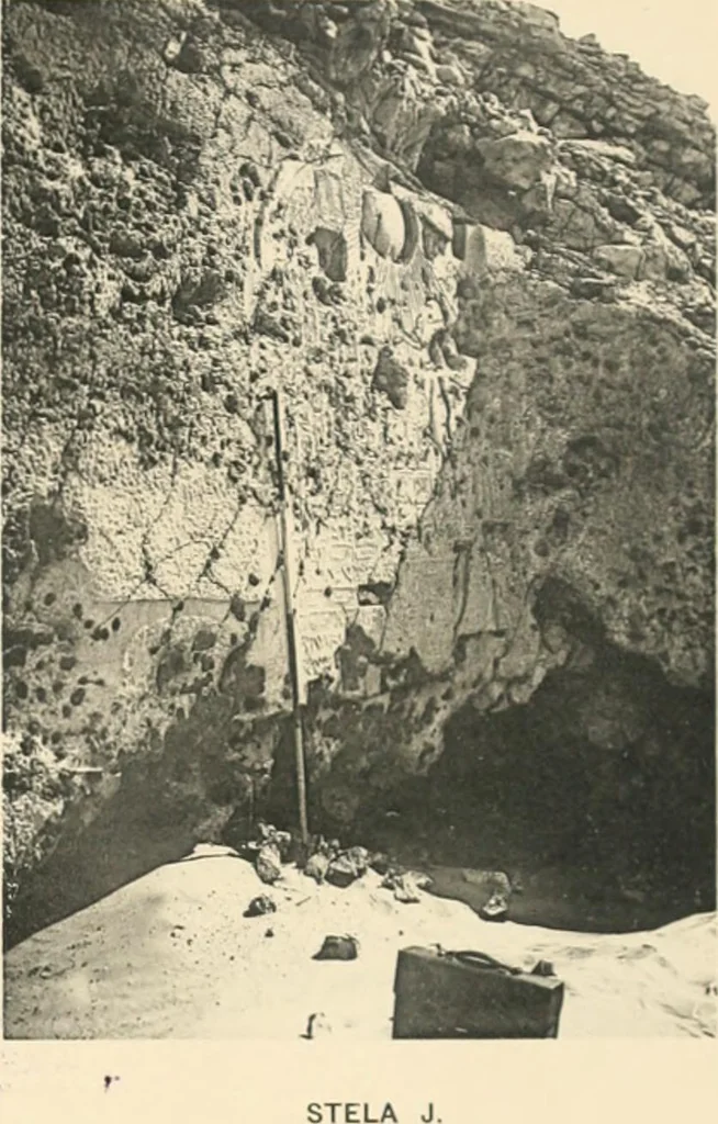 An illustration from The rock tombs of El Amarna, 1903, leaf 142