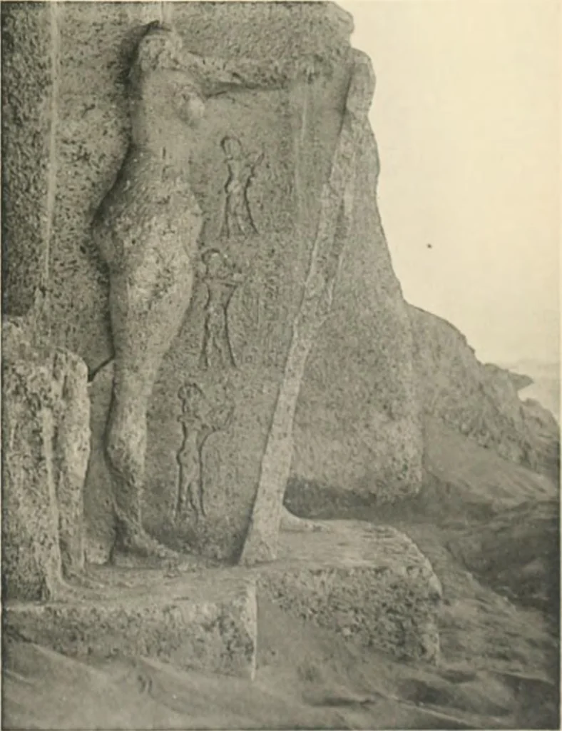 An illustration from The rock tombs of El Amarna, 1903, leaf 142