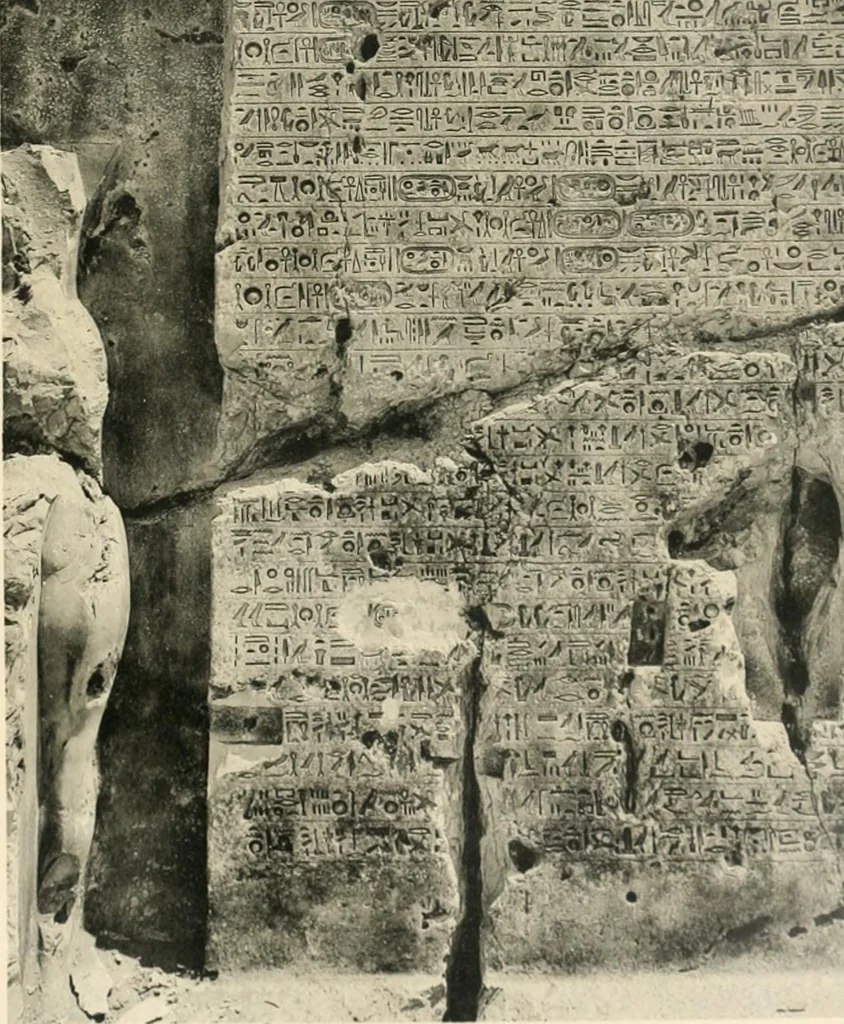 An illustration from The rock tombs of El Amarna, 1903, leaf 148