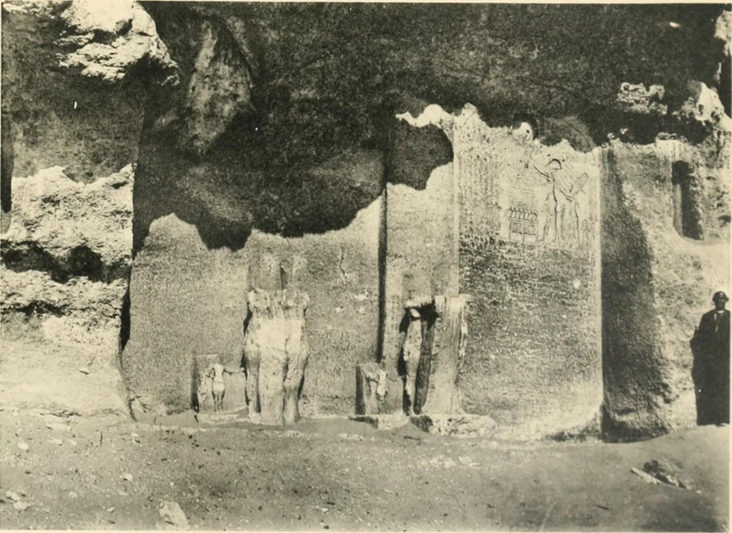 An illustration from The rock tombs of El Amarna, 1903, leaf 152