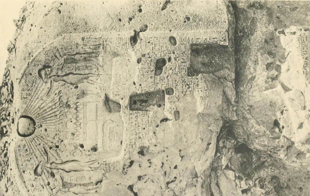 An illustration from The rock tombs of El Amarna, 1903, leaf 154