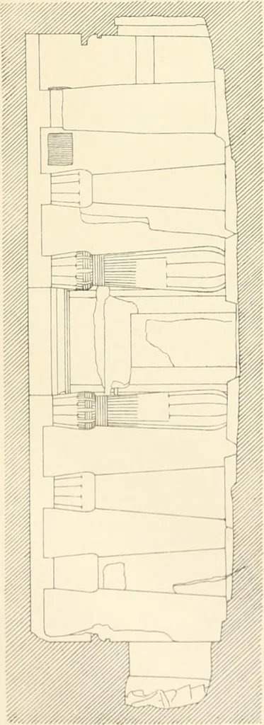 An illustration from The rock tombs of El Amarna, 1903, leaf 56