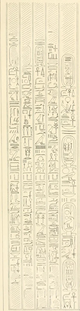 An illustration from The rock tombs of El Amarna, 1903, leaf 60
