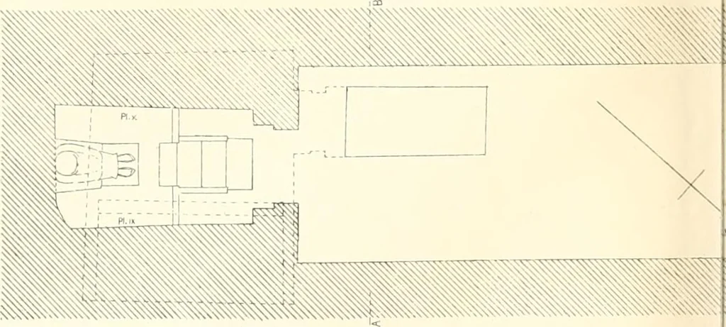 An illustration from The rock tombs of El Amarna, 1903, leaf 71