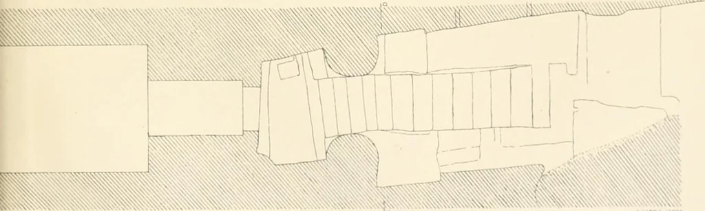 An illustration from The rock tombs of El Amarna, 1903, leaf 72