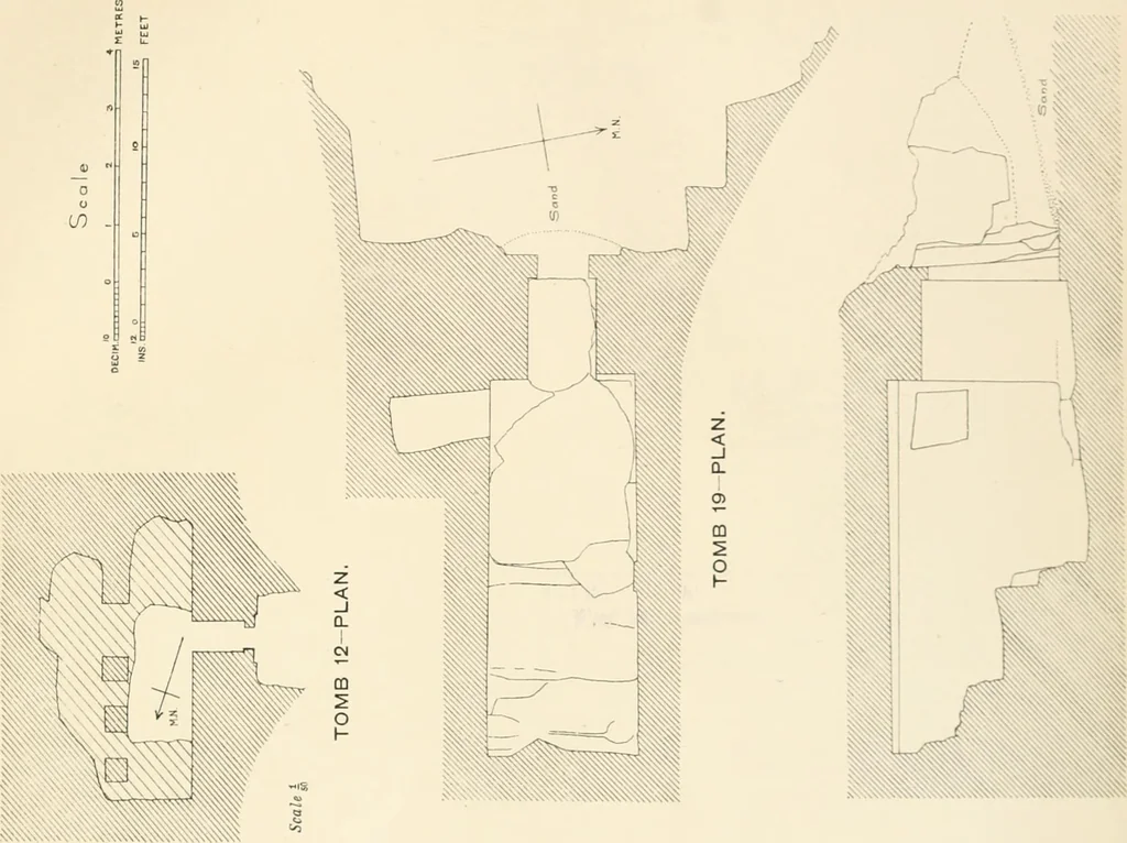 An illustration from The rock tombs of El Amarna, 1903, leaf 84