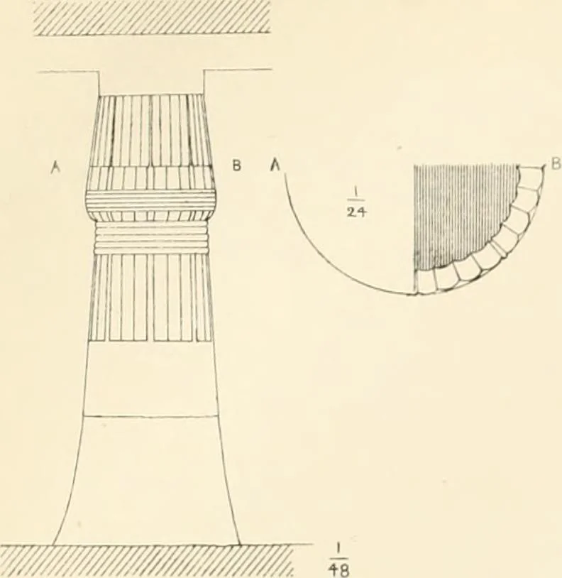 An illustration from The rock tombs of El Amarna, 1903, leaf 92