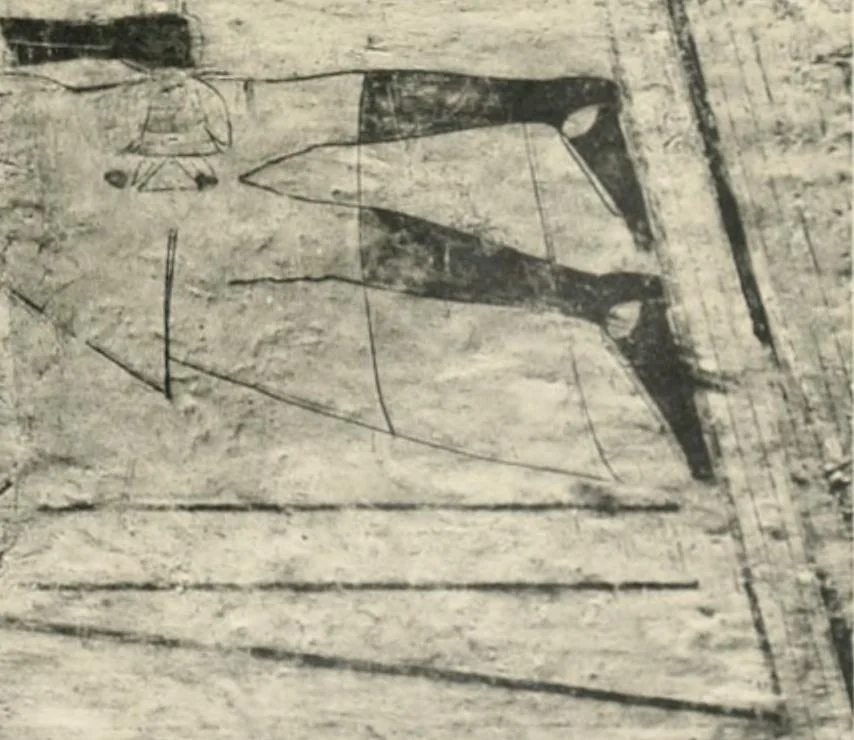 An illustration from The rock tombs of El Amarna, 1903, leaf 96