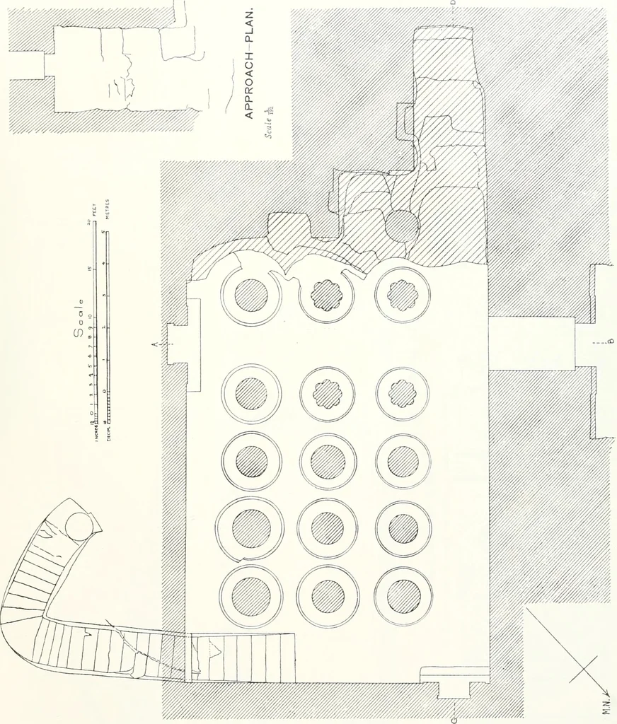 An illustration from The rock tombs of El Amarna, 1903, leaf 102