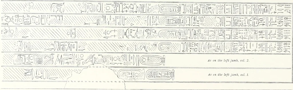 An illustration from The rock tombs of El Amarna, 1903, leaf 106