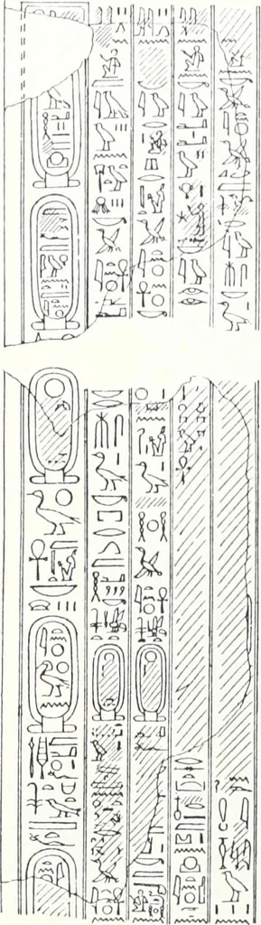 An illustration from The rock tombs of El Amarna, 1903, leaf 130