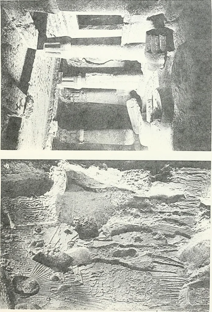 An illustration from The rock tombs of El Amarna, 1903, leaf 132