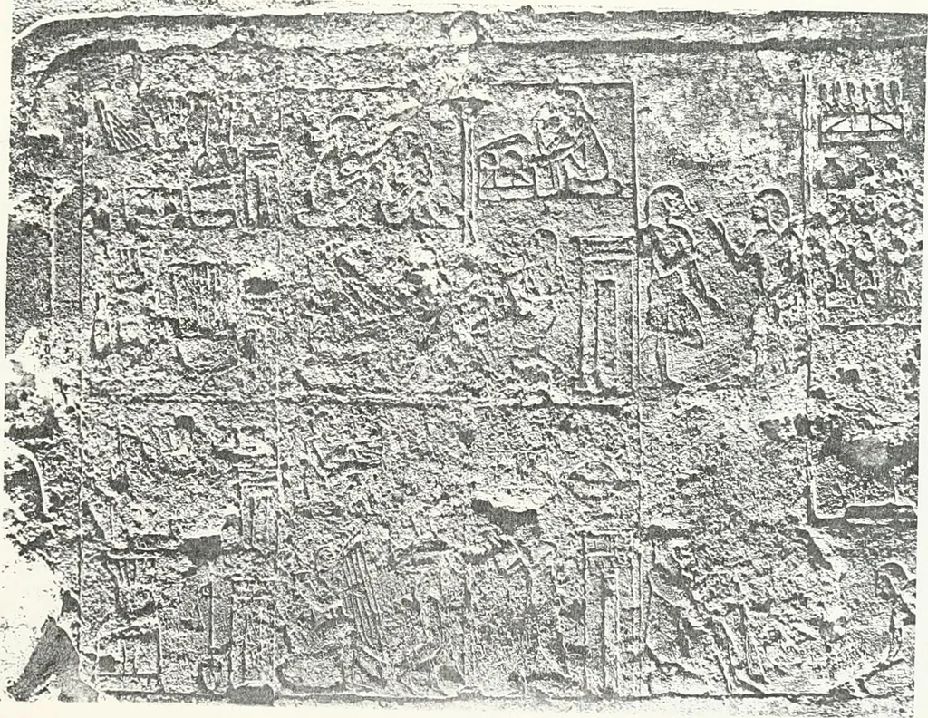 An illustration from The rock tombs of El Amarna, 1903, leaf 134